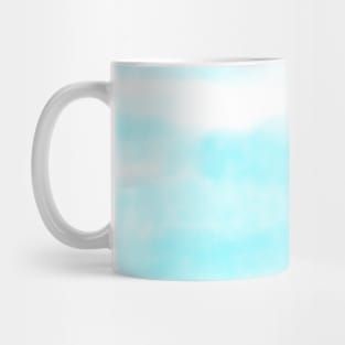 Sky blue watercolor abstract art design Mug